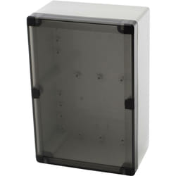 Fibox - Boîtier mural, Coffret d'installation PCTQ3 162409 7025810 gris clair (ral 7035) 244 x 164 x 90 Polycarbonate 1 pc(s) Y641551