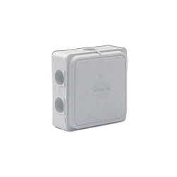 8600672 boîte de dérivation (l x l x h) 110 x 110 x 49 mm gris (ral 7035) IP65 1 pc(s) - Fibox