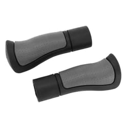 Poignée VTT/VTC - Herrmans - Grip Ergo - Noir/Gris - 120mm - Mixte