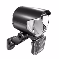 Feu avant H-Black E-Bikes 120 lumens noir - HERRMANS - Pour être vu - Sur le guidon