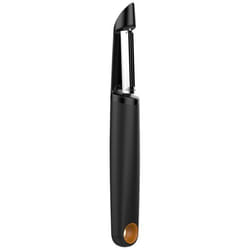 Fiskars 1014419 Éplucheur Fruits et légumes Éplucheur pivotant Noir