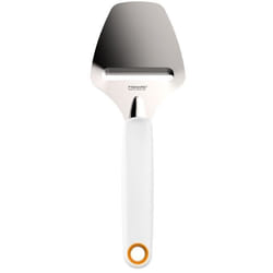 Fiskars Hartkäsehobel, Edelstahl/Kunststoff, Schnittbreite: 6 cm, Functional Form, Weiß, 1016129