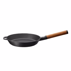 Fiskars 1026569, Rond, Poêle polyvalente, Noir, 270 °C, Fonte, Vitrocéramique, Gaz, Halogène, Induction