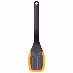 Fiskars 1027300, Spatules et raclettes de cuisine, Noir, Orange, Plastique, Silicone, Plastique, Noir, Orifice de suspension