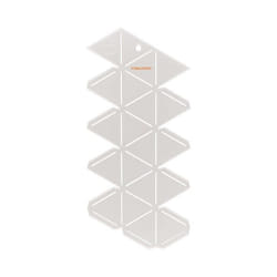 Fiskars 1059566 Blanc Plastique Pochoir silhouettes