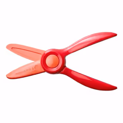 Fiskars 1064065 ciseaux à bouts ronds Ciseaux pour loisirs créatifs Découpe droite Rouge