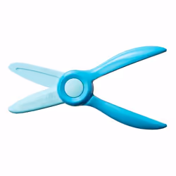 Fiskars 1064066 ciseaux à bouts ronds Ciseaux pour loisirs créatifs Découpe droite Bleu
