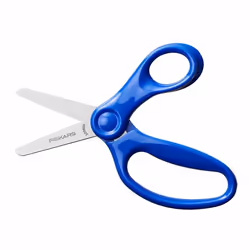 Fiskars 1064069 ciseaux à bouts ronds Ciseaux pour loisirs créatifs Découpe droite Bleu