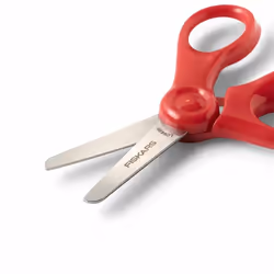 Fiskars 1064071 ciseaux à bouts ronds Ciseaux pour loisirs créatifs Découpe droite Rouge