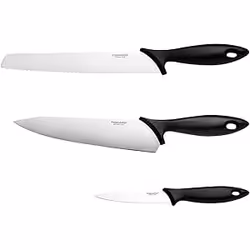Ensemble de 3 couteaux Fiskars Essential 1065583