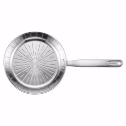 Fiskars All Steel, Rond, Poêle polyvalente, Acier inoxydable, Aluminium, 270 °C, Acier inoxydable