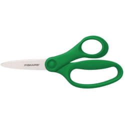 Fiskars - Ciseaux d'enfant, droitier, longueur 15 cm, vert 1067848