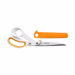 Fiskars 1070082, Adulte, Découpe de forme + découpe droite, Unique, Orange, Blanc, Acier inoxydable, Ciseaux pour loisirs cré ...