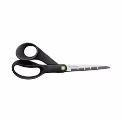 Fiskars 1074545, Universel, Noir, Acier inoxydable, Acier inoxydable, Plastique, Blister, Finlande