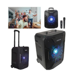 Enceinte Sono Portable - PRO - Party Karaoke - Bluetooth - 200W - Micro Sans Fil