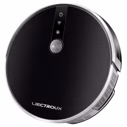 Liectroux C30B, Sans sac, Noir, Gris, Rond, LCD, 3 roue(s), Acrylonitrile-Butadiène-Styrène (ABS)