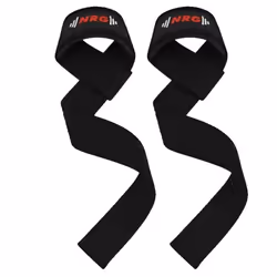 Sangles de levage NRG Fitness - Noir - Grip Flex™ - Doublure de poignet - Vendu par paire