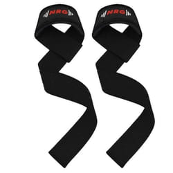 Sangles de levage NRG Fitness - Noir - Grip Flex™ - Doublure de poignet - Vendu par paire