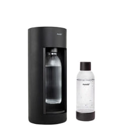 Mysoda - Machine à gazéifier l'eau + 2 bouteilles noir GL004F-B-FR