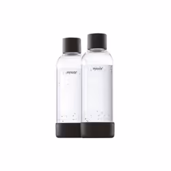 Bouteille LOT/2 1L noir pet - Mysoda