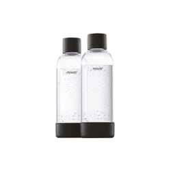 Bouteille LOT/2 1L noir pet - Mysoda