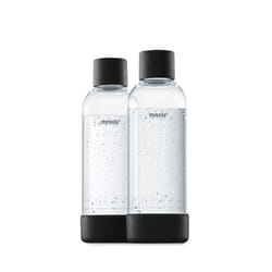 Mysoda 6430052009586 gourde 1000 ml Noir, Transparent