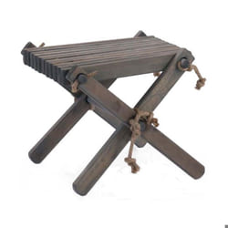 Repose pieds table basse Lilly Pin Gris