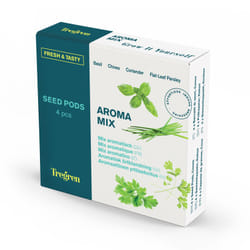 Tregren Aroma Mix Basilique, Ciboulette, Coriandre, Pepper leaf