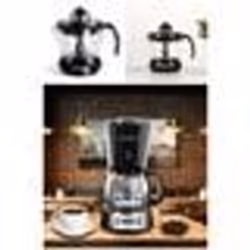 Cafetière électrique - NOIRE - 6 TASSES - 650W - Programmable - Fonction Maintien au chaud