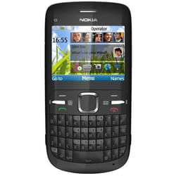 Nokia C3-00 Micro-USB A Noir