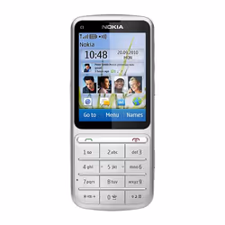 Nokia C3-01, Barre, SIM unique, 6,1 cm (2.4"), 5 MP, 1050 mAh, Argent
