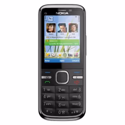 Nokia C5-00, 5,59 cm (2.2"), 320 x 240 pixels, 0,125 Go, 5 MP, Symbian OS 9.3, Noir
