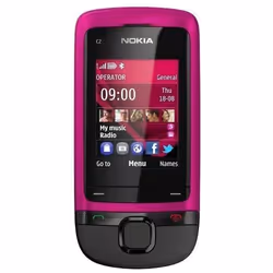 Téléphone mobile Nokia C2-05 débloqué - Rose - Écran 2 pouces - Appareil photo VGA - GSM