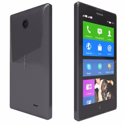 Nokia X Nokia X 1.2 3G Micro-USB B 0,5 Go 4Go Noir