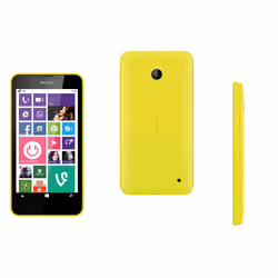 Nokia Lumia 630 Dual Sim, 11,4 cm (4.5"), 0,5 Go, 8 Go, 5 MP, Windows Phone 8.1, Jaune