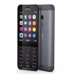 Nokia 230 DS Gris, Argent Téléphone numérique