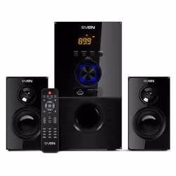SVEN MS-2050 set d'enceintes 55 W PC/ordinateur portable Noir 2.1 canaux 25 W Bluetooth