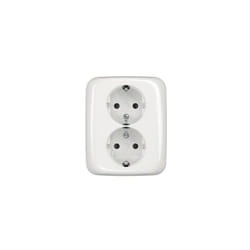 Busch-jaeger - 202 EUJB-214 schuko doppelsteckdose, ALPINWEIß (2TKA00003898)