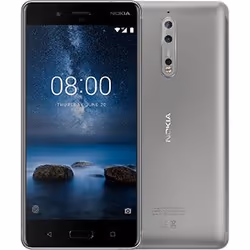 Nokia 8, 13,5 cm (5.3"), 4 Go, 64 Go, 13 MP, Android 7.1.1, Gris
