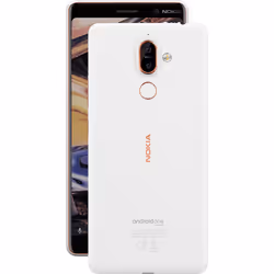 Nokia 7 plus, 15,2 cm (6"), 4 Go, 64 Go, 12 MP, Android 8.0, Cuivre, Blanc