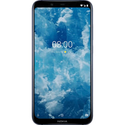 Nokia 8.1 4Go 64Go Bleu, Argent