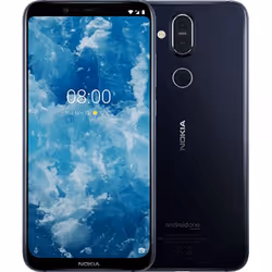 Nokia 8.1 4Go 64Go Bleu, Argent