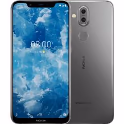 Nokia 8.1, 15,7 cm (6.18"), 4 Go, 64 Go, 12 MP, Android 9.0, Acier inoxydable