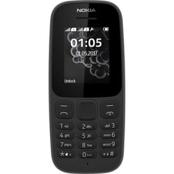 Nokia 105 Noir Téléphone d'entrée de gamme