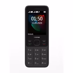 Nokia 150, Barre, Double SIM, 6,1 cm (2.4"), Bluetooth, 1020 mAh, Noir