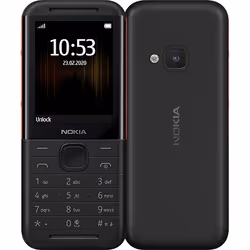 Nokia 5310, Barre, Double SIM, 6,1 cm (2.4"), Bluetooth, 1200 mAh, Noir, Rouge