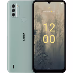 Nokia C31, 17,1 cm (6.75"), 4 Go, 64 Go, 13 MP, Android 12, Couleur menthe
