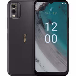 Nokia C32, 16,6 cm (6.52"), 4 Go, 64 Go, 50 MP, Android 13, Charbon de bois