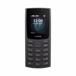 Nokia 105, Barre, SIM unique, 4,57 cm (1.8"), 160 x 120 pixels, 1000 mAh, Noir