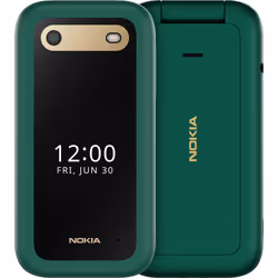 Nokia 2660 Flip 4G, Clapet, Double SIM, 7,11 cm (2.8"), 0,3 MP, 1450 mAh, Vert